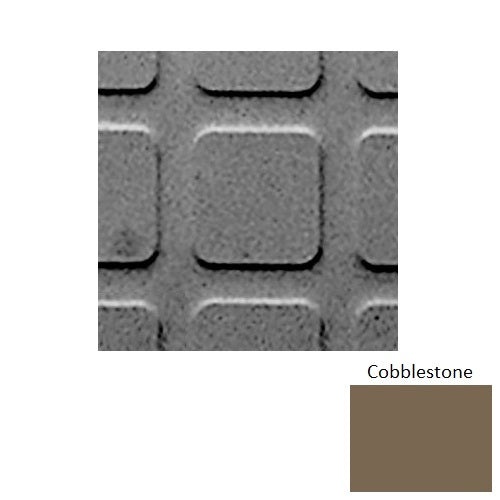 Flextones Cobblestone Sq Square 2 Rubber Distinct Designs Tile - Textured - 18" X 18"