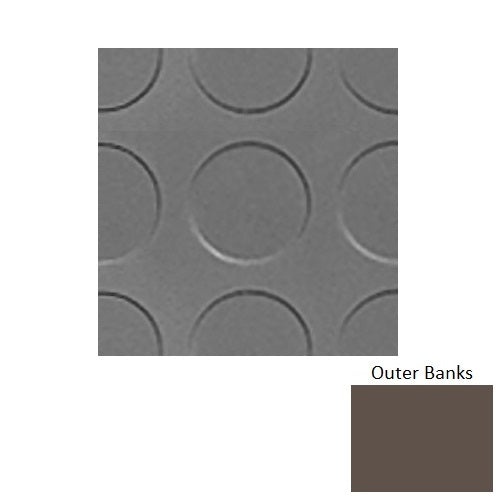 Flextones Outer Banks Rlt Radial Low Profile Rubber Distinct Designs Tile - Textured - 18" X 18"