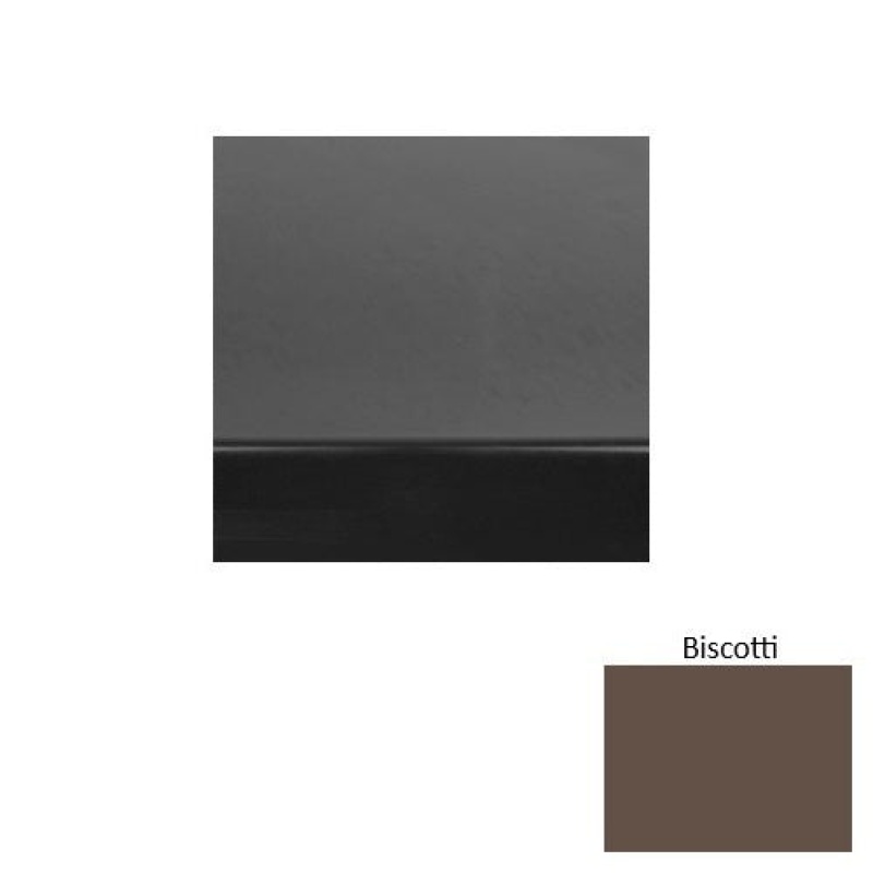 Solid 60 Biscotti Heavy Duty Rubber Stair Tread with Dupont Kevlar - Smooth
