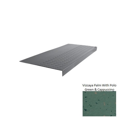 Vizcaya Palm Rubber Stair Tread 15" x 72"