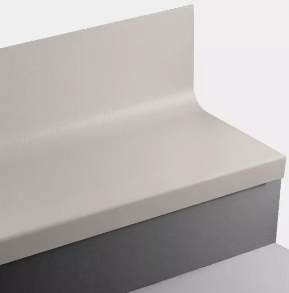Johnsonite Zephyr Hammered Rubber Stair Tread With Riser