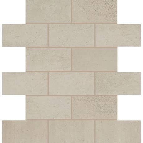Modern Hearth Mantel Piece Ceramic Mosaic - 2" X 4" Brick - Matte