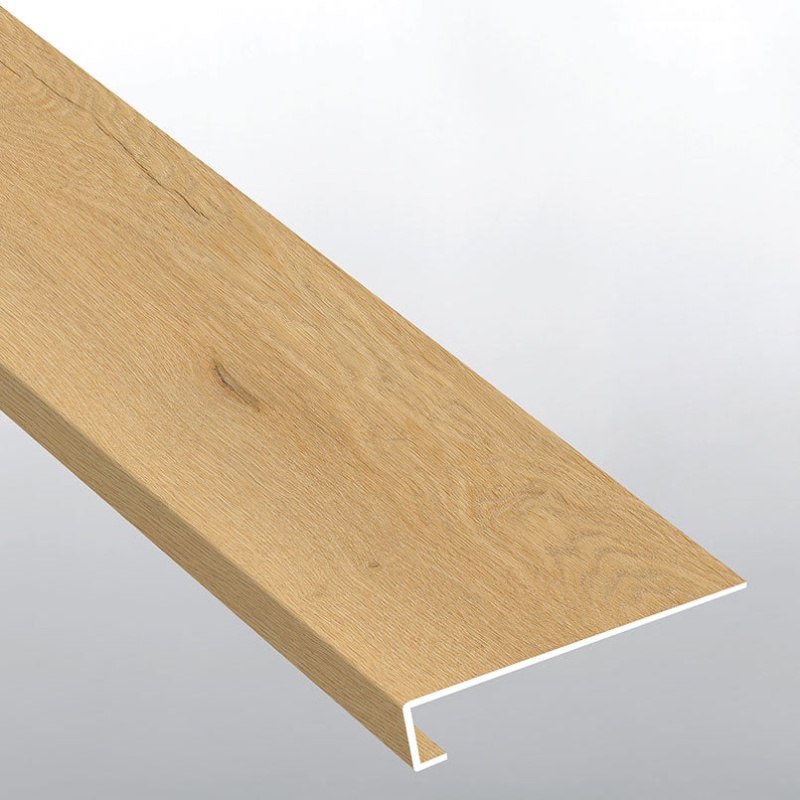 Everlife Lvt Wayne Parc Reserve Bluff View Luxury Vinyl Moulding / Trim - 12" X 47.25" Stair Tread Eased Edge Wrapped - Low Gloss