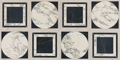 Sovran Geometric Porcelain Tile - Satin - 24" X 48"