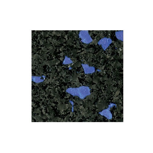 Prime Sports Blue Ice 10% Epdm Chip Color Rubber Square Tile - Smooth
