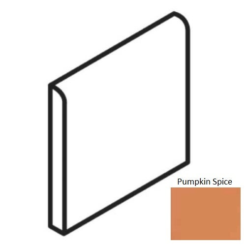 Keystones Pumpkin Spice 2" X 2" Porcelain Bullnose Trim