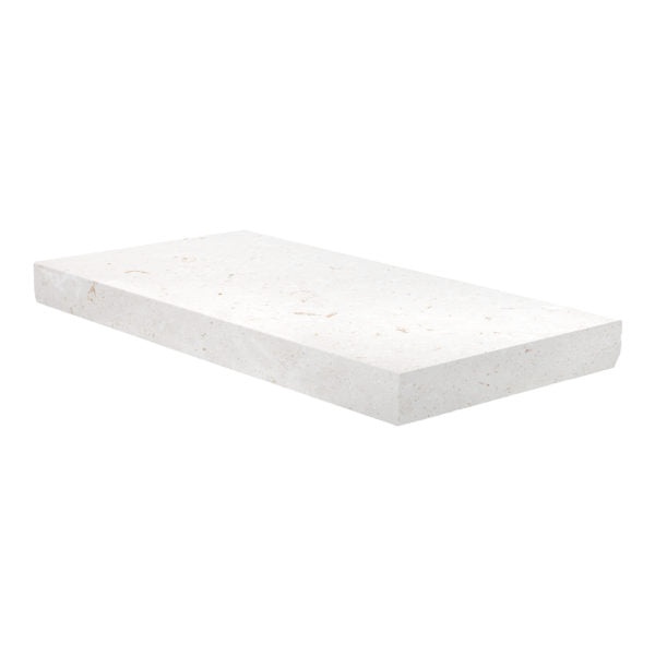 Tuscan White Limestone Pool Coping - Honed