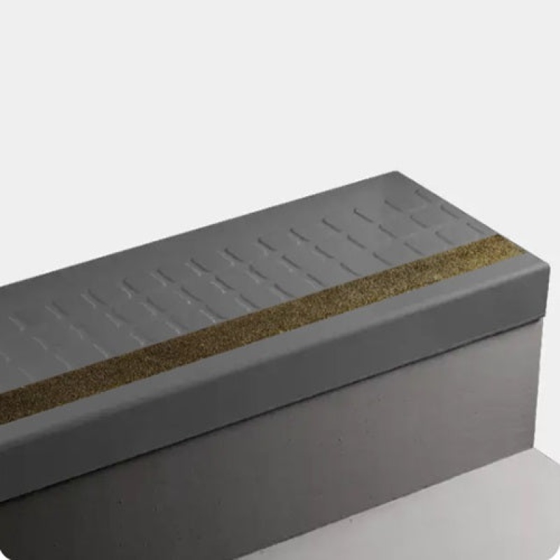 Dark Brown Raised Square Rubber Moulding / Trim