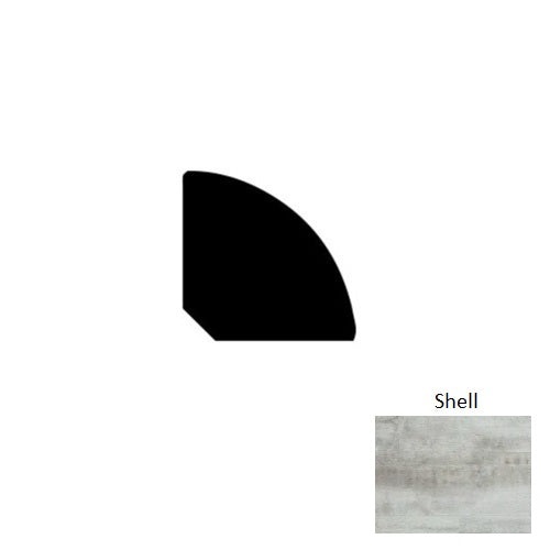 Adura Max Rectangles (Mar) Cape May Shell Luxury Vinyl Moulding / Trim - 94" Quarter Round - Embossed
