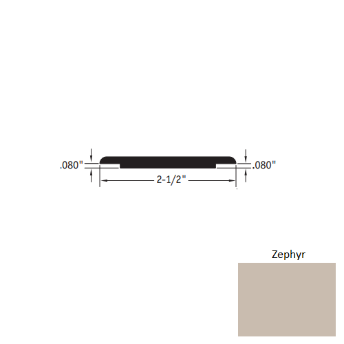 Johnsonite Zephyr Vinyl Moulding / Trim