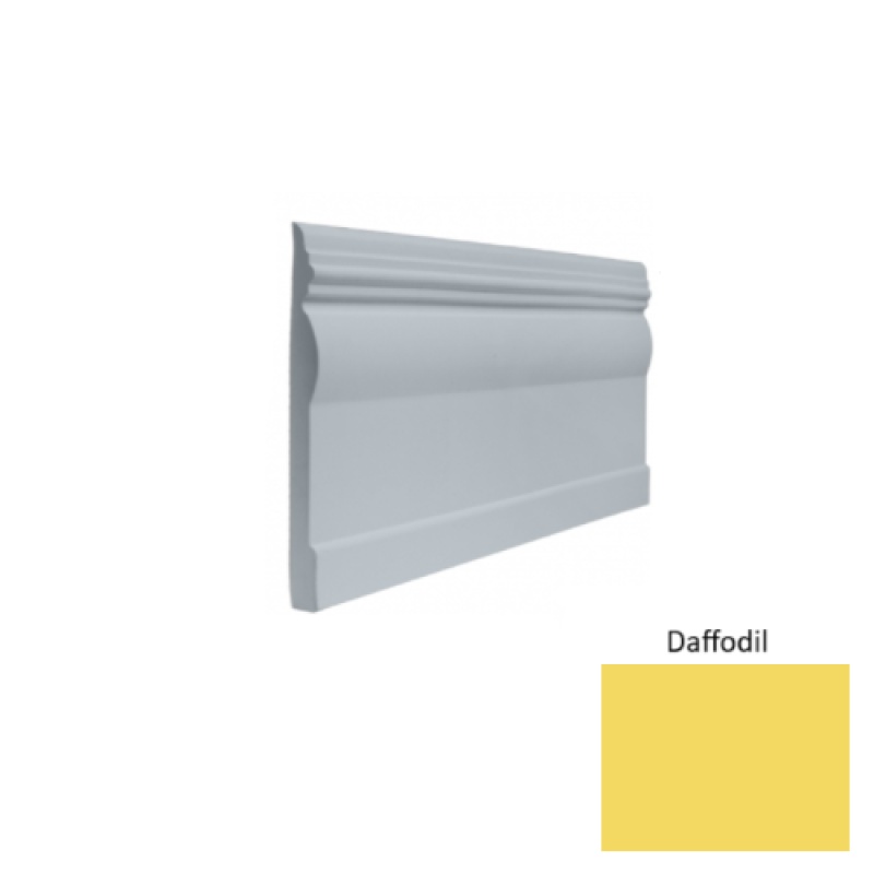 Contours #45 Novel Daffodil Rubber Profiled Wall Base - Satin