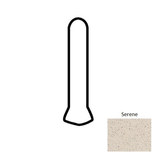 Harmonist Serene Porcelain Floor & Wall Trim - 1" x 6" Cove Base Outcorner - Matte