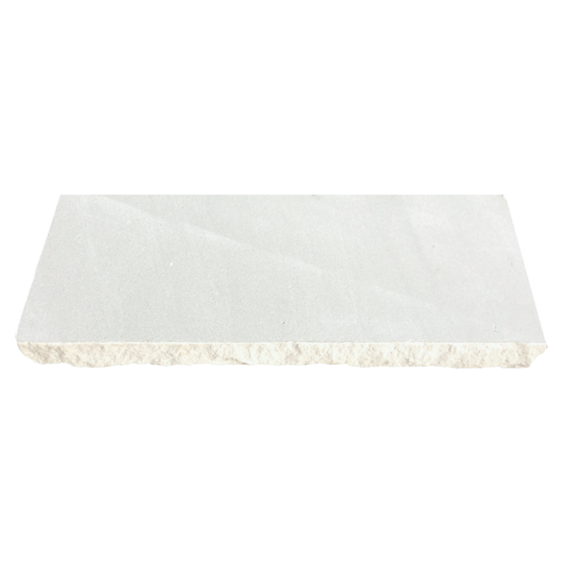 Vintage White Sandstone Wall Cap - Sandblasted