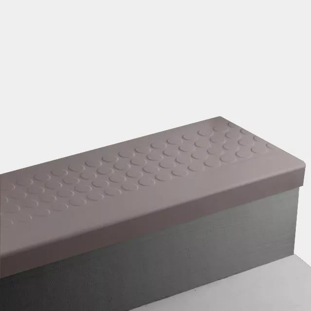 Raised Round Rubber Stair Tread Trim