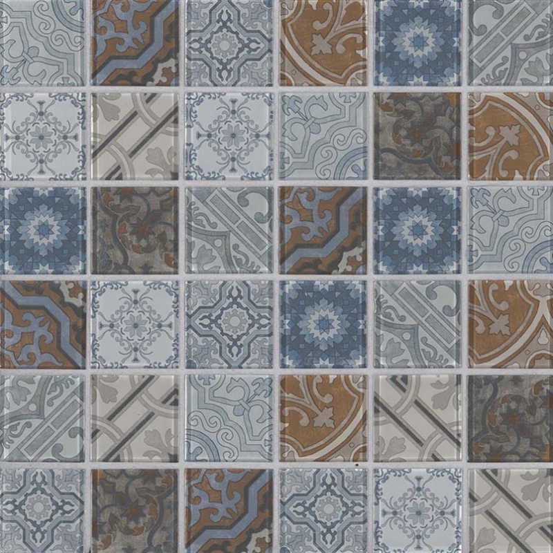 Pasadena Glass Mosaic - 2" X 2" - Glossy
