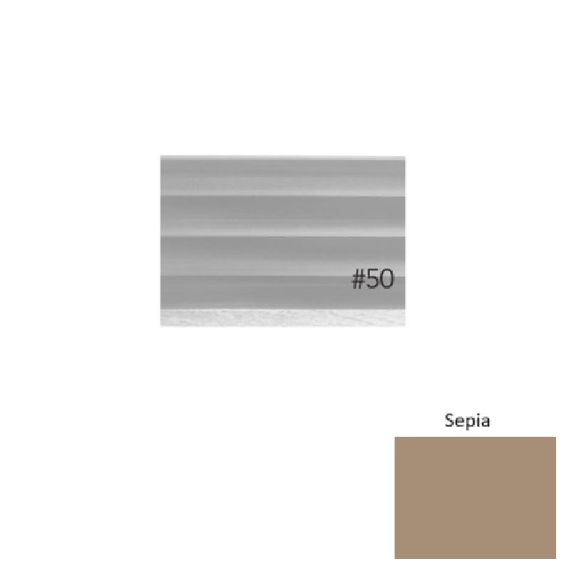Pinnacle Plus #50 Impressions Sepia Rubber Coil Wall Base - 4" X 60 Ft