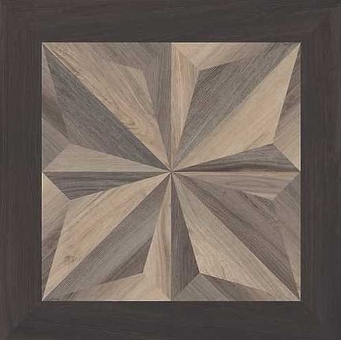 Eluvio Amber / Hazel / Umber Cassettone Decor 3 Porcelain Tile