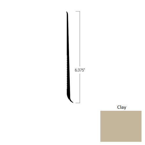 Johnsonite Clay Rubber Tightlock Resilient Rubber Base