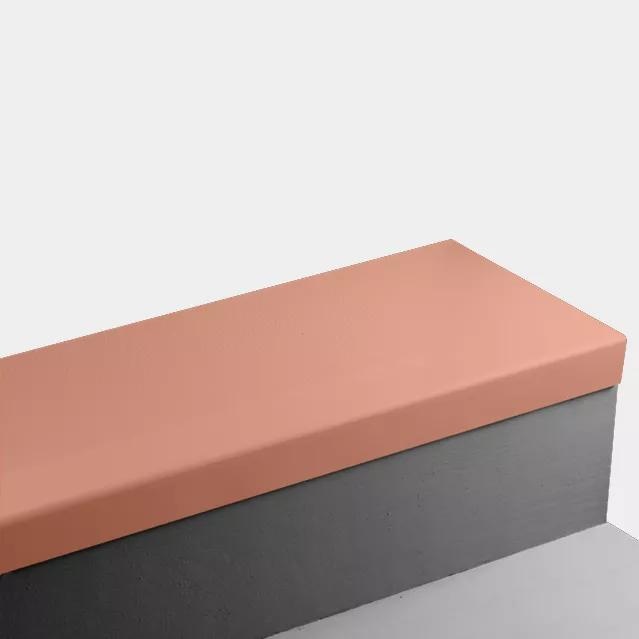 Johnsonite Tangerine Tango Hammered Rubber Stair Tread
