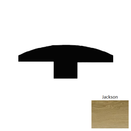 Country Gem Jackson Luxury Vinyl 94" T Molding – Aluminum Oxide