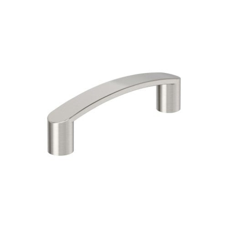 Rift Zinc Bar Cabinet Pull - Satin Nickel
