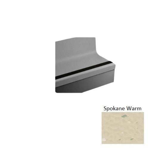 Johnsonite Spokane Warm Rice Paper Stair Tread with Riser