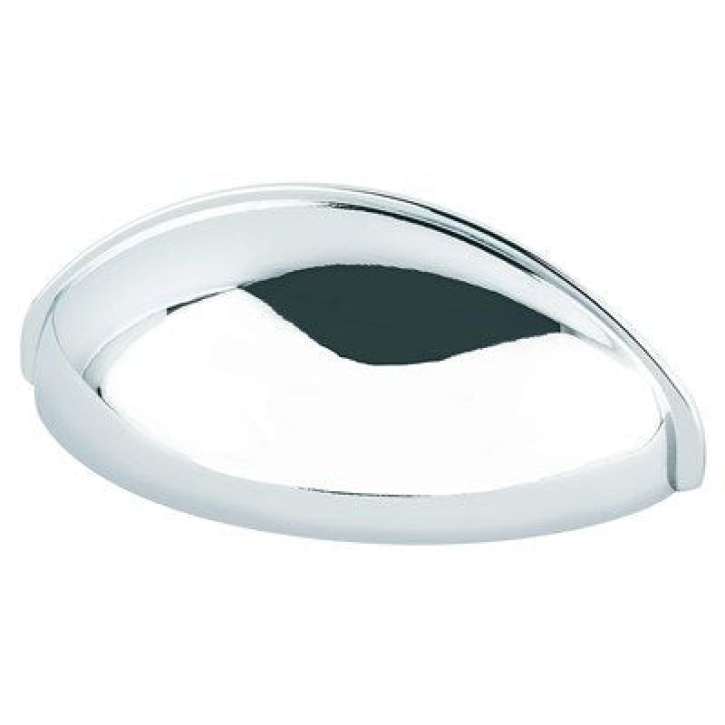 Advantage Plus Transitional Advantage Three Zinc Cup Pulls - Polished Chrome - 2 1/2" (64 Mm) Center To Center