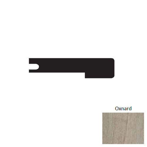 Brentwood Hills Oxnard Hardwood Moulding / Trim - 90" Square Flush Stair Nose - Urethane