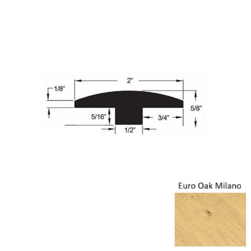 Urbano Euro Oak Milano T Molding