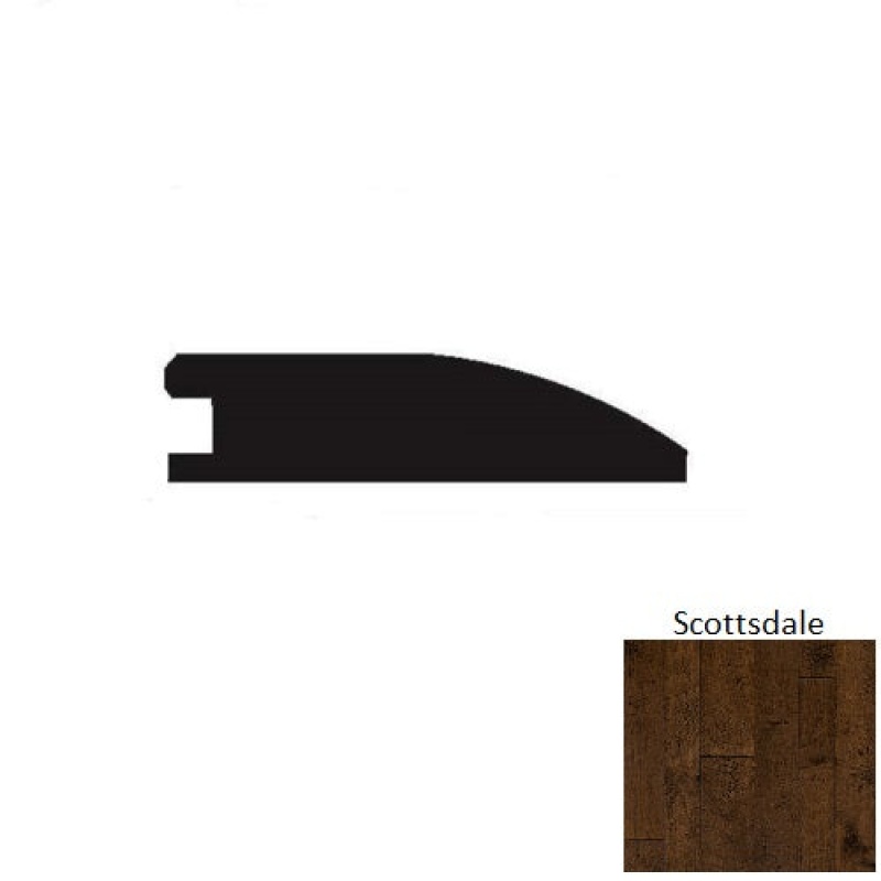 Timeless Collection Scottsdale Hardwood Moulding / Trim - 2" X 90" Reducer - Hand Scraped
