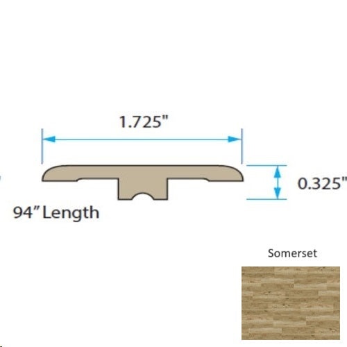 Sawatch Somerset Luxury Vinyl T Molding