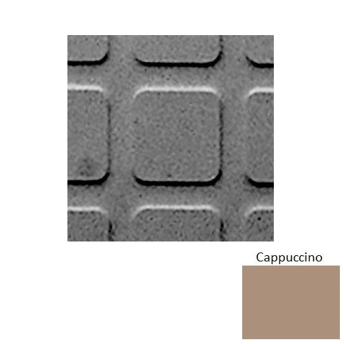 Flextones Cappuccino Sq Square 2 Rubber Distinct Designs Tile - Textured - 18" X 18"