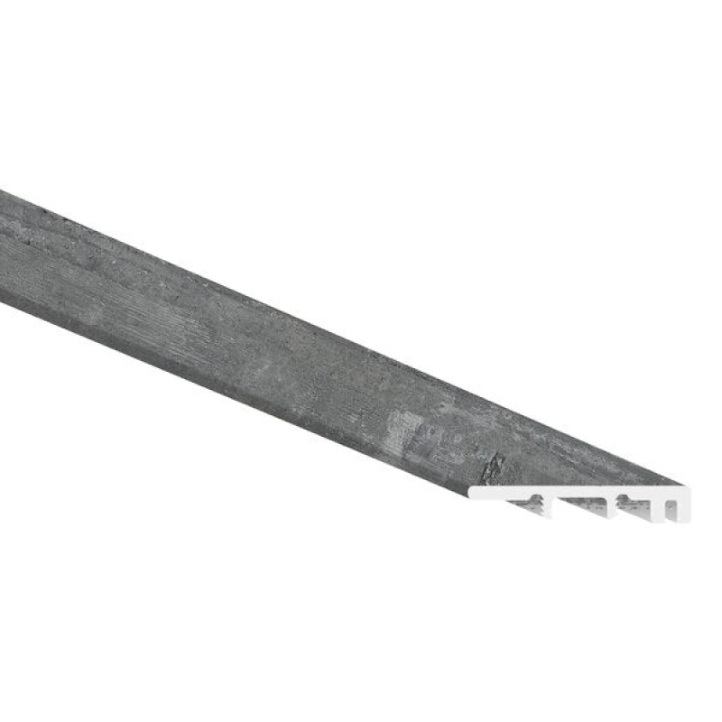 Everlife Lvt Kingsdown Gray Luxury Vinyl Moulding / Trim - 1 3/8" X 94" End Cap - Prefinished
