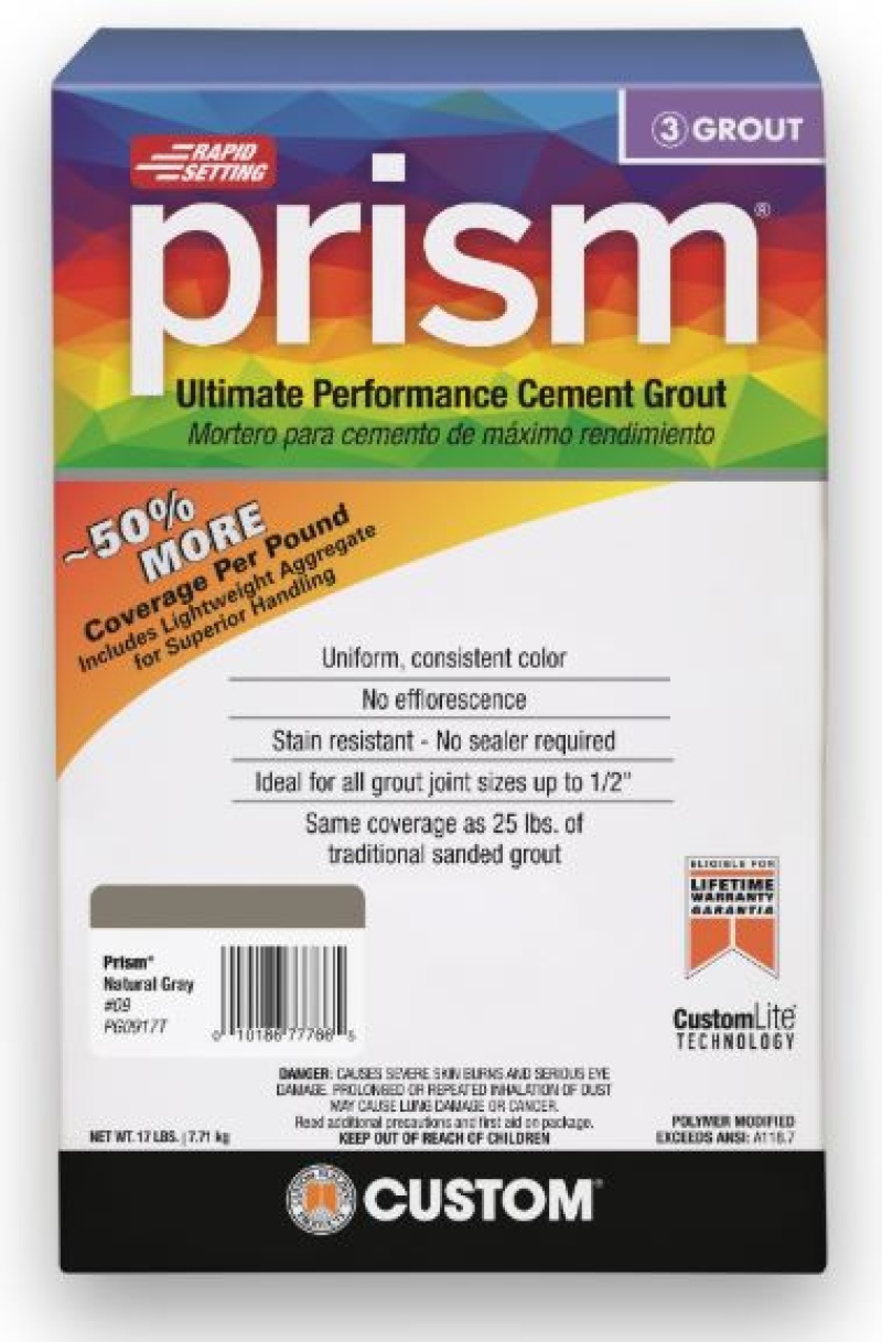 Custom Building Products Prism 643 Warm Gray Grout 17 Lbs