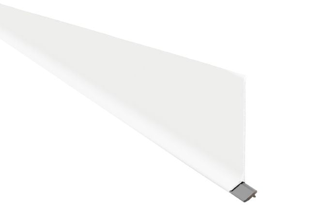Designbase Sl Metal Tile Edging Trim - Matte White Color Coated Aluminum