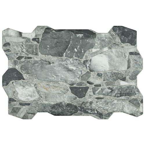 Rambla Grafito Porcelain Tile - Glossy - 14 5/8" X 22 3/4"