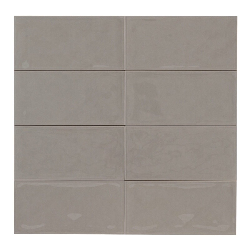Silk Polvere Ceramic Tile - Glossy - 3" X 6"