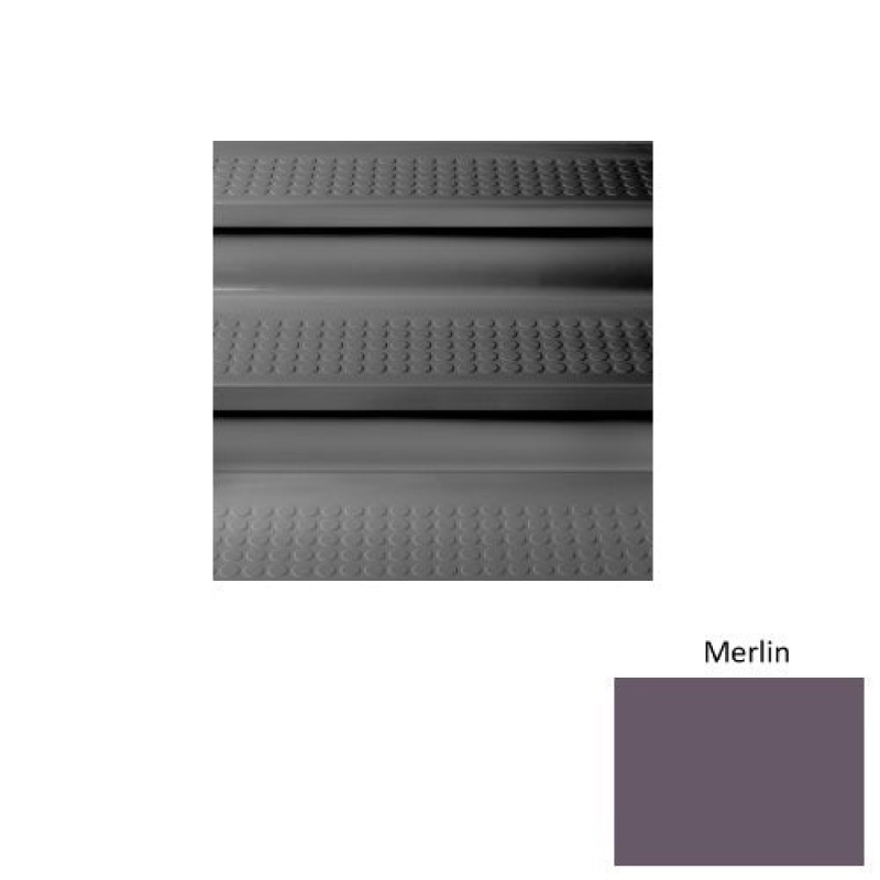 Solid 96 Merlin Vantage With Riser Rubber (Sq) With Galley Red Abrasive Strip Stair Tread With Dupont Kevlar - Textured
