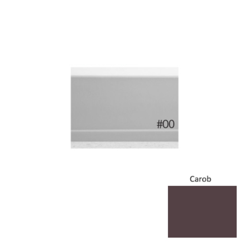 Pinnacle Plus #00 Simplicity Carob Rubber Coil Wall Base - 4" X 60 Ft
