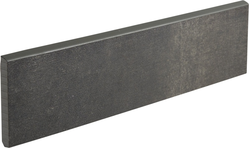 Reside Black Porcelain Floor & Wall Trim - 3" x 12" Bullnose
