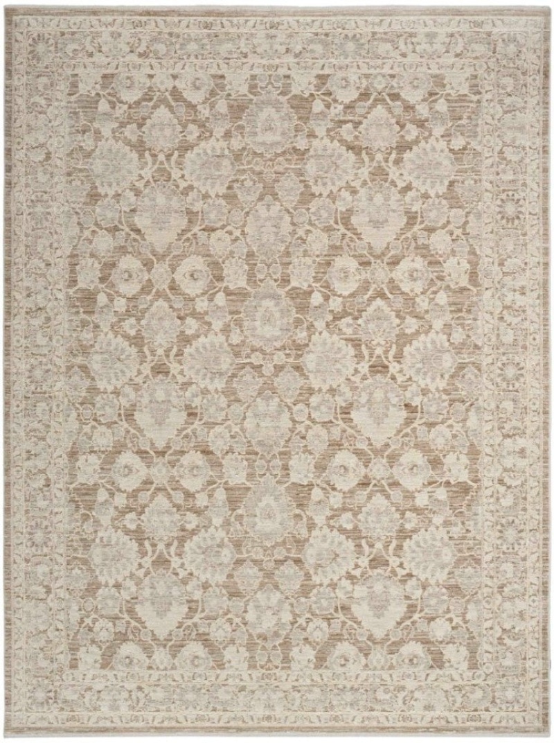 Shadows Ivory Mocha 10 Ft X 13 Ft Area Rug
