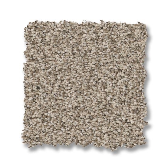 Fabulous White Mocha Nylon Carpet - Textured