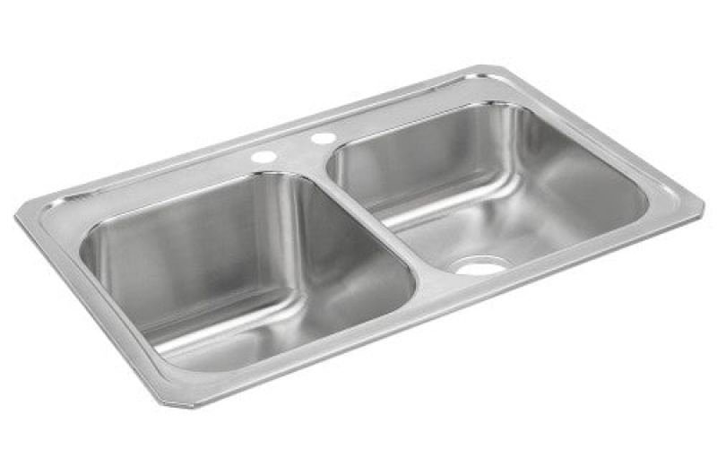 Stainless Steel Drop In Double Bowl Kitchen Sink