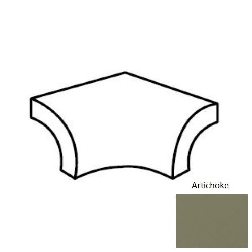 Bright & Matte Artichoke Ceramic Wall Trim