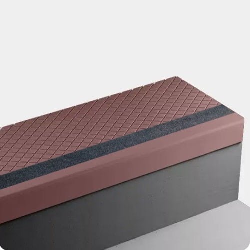 Johnsonite Sailor Red Diamond Rubber Stair Tread