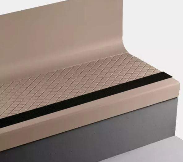 Johnsonite Sisal Diamond Rubber Stair Tread