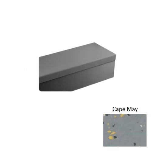 Johnsonite Cape May Hammered Extended Depth Rubber Moulding / Trim