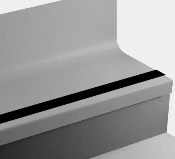 Johnsonite Dockside Hammered Rubber Stair Tread