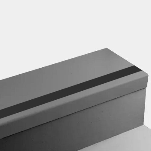 Johnsonite Black Hammered Rubber Stair Tread
