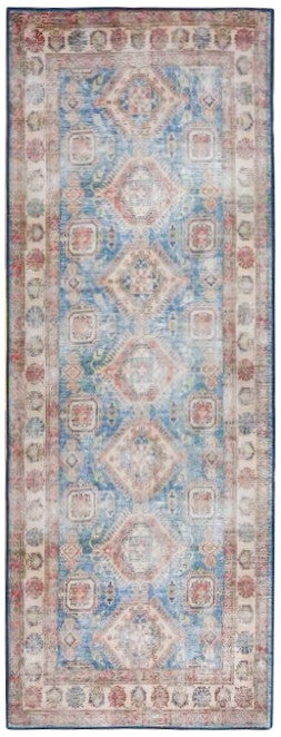 Fulton Blue Ivory Vintage Area Rug